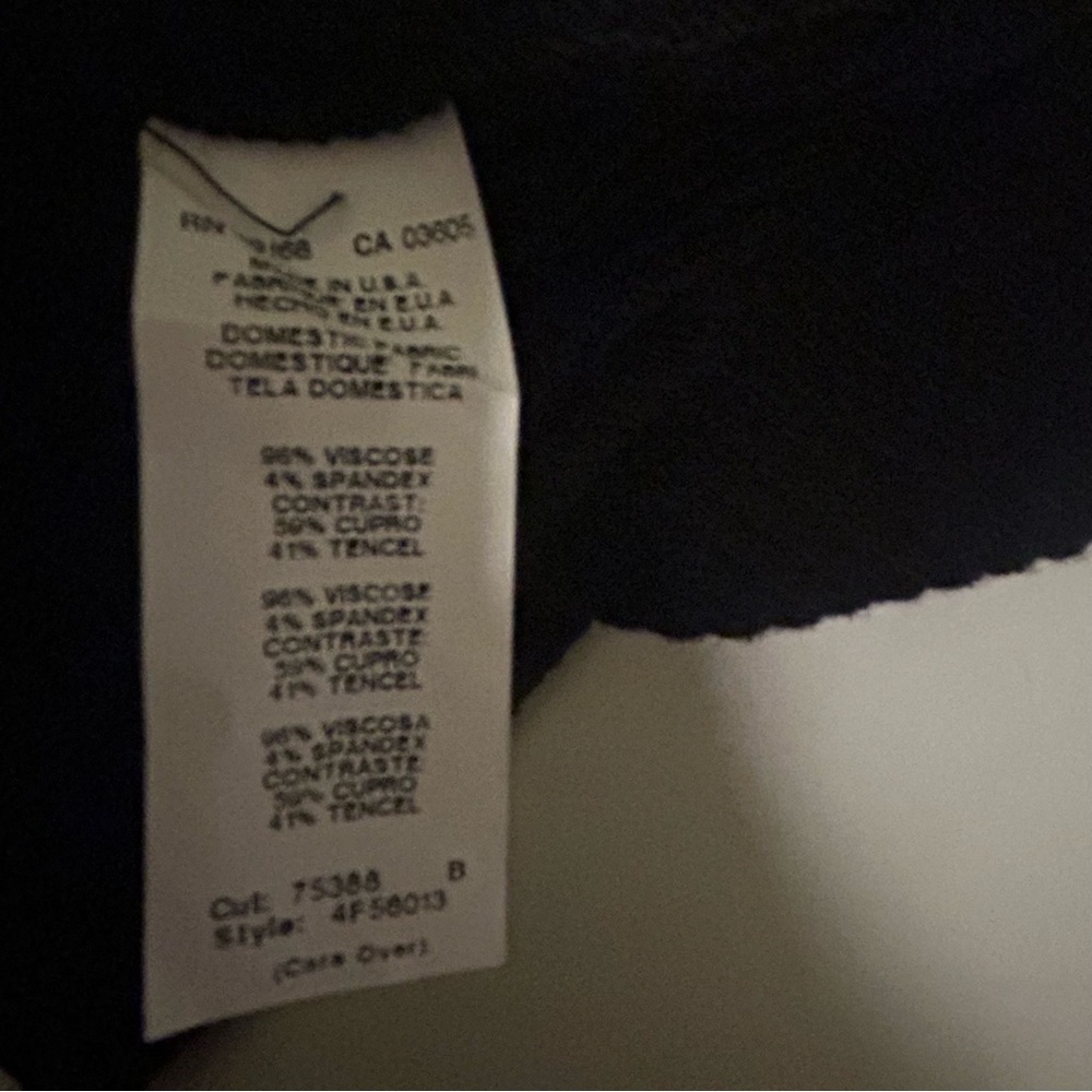 Fifteen Twenty Contrast Bishop Sleeve Top Size XS - Picture 7 of 7